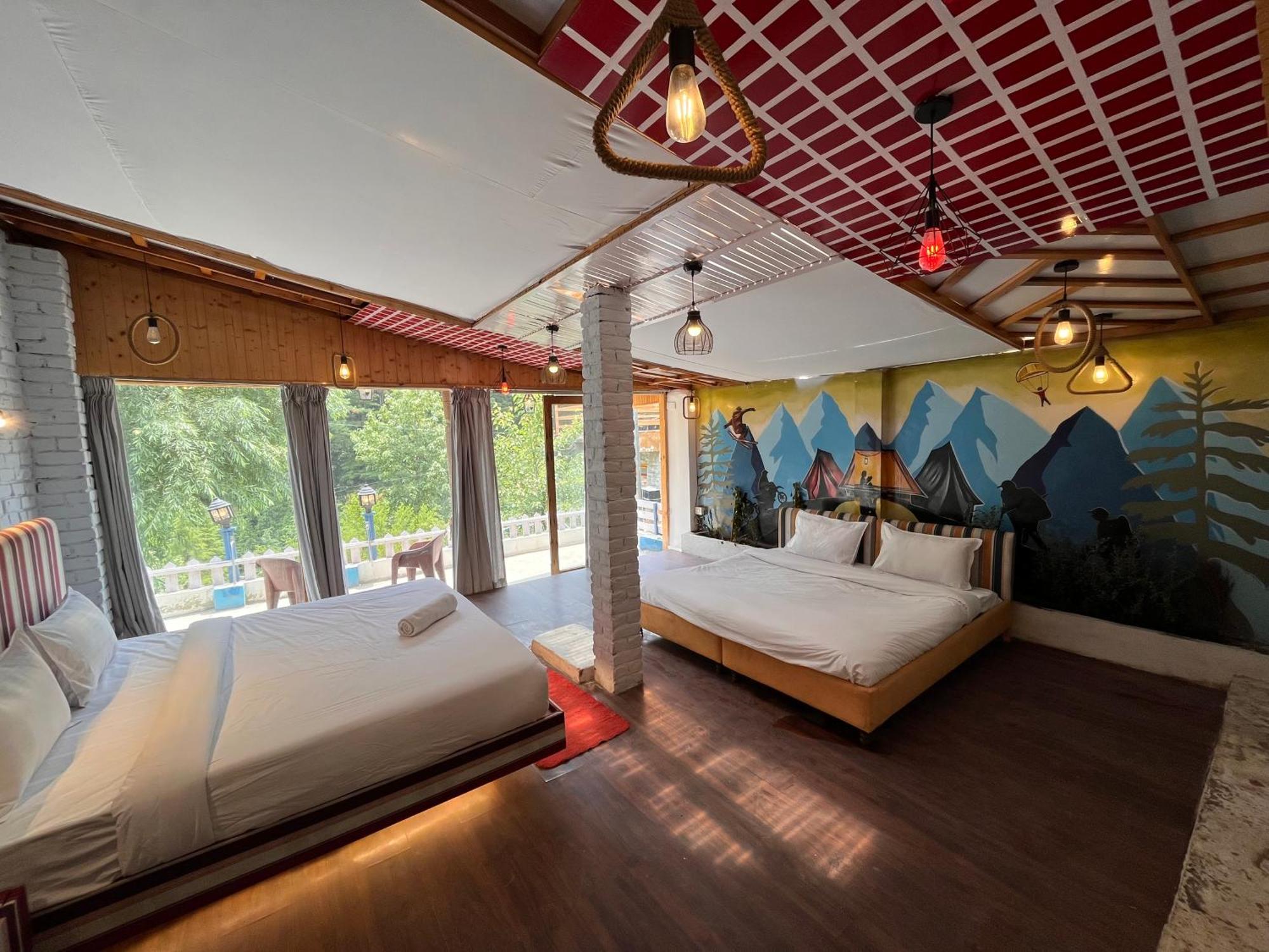 Hotel English Rose, #Personal Parking, #Petfriendly, #Garden, #Bonfire Under The Stars Manāli Esterno foto
