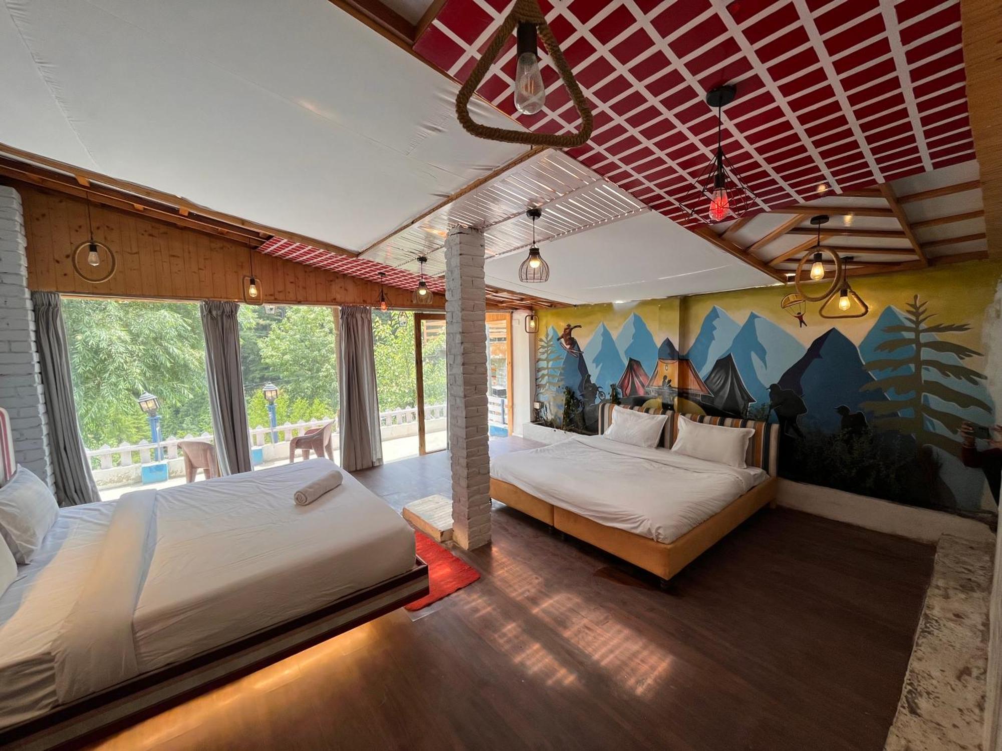 Hotel English Rose, #Personal Parking, #Petfriendly, #Garden, #Bonfire Under The Stars Manāli Esterno foto